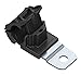 Hellermann Tyton North America 151-01390 Ratchet P Clamp, 0.52"-0.77" Bundle Dia, 180? Short Length, 0.405" Hole Dia, PA66HIRHSUV, Black, 1.37" Width, 4.57" Length (Pack of 280)