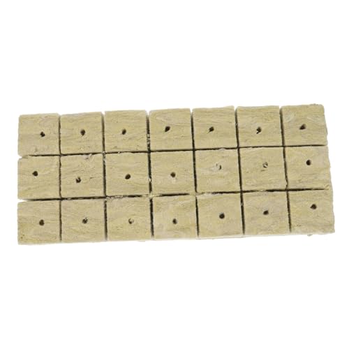 GETAJGHSD 20個 水耕栽培用無土栽培育苗ブロック 多機能ガーデニングツール 根菜類対応で種まきに