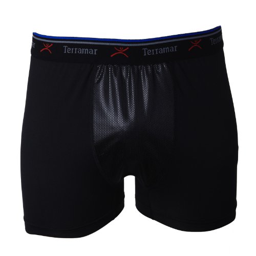 Terramar Men's Performance Pro Jersey Wind Boxer Brief 3