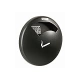 ROSSIGNOL Cendrier mural Disco gris manganèse à fixer, grille intérieur D18,7 cm prof 4,50 cm