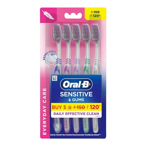 Oral-B Sensitive Care Toothbrush Extra Soft (Pack of 5)