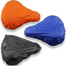 Coopache Bike Seat Cover Waterproof, Bicycle Saddle Rain Dust Cover, Protective Water Resistant Bicycle Seat Protector Shield 3 packs