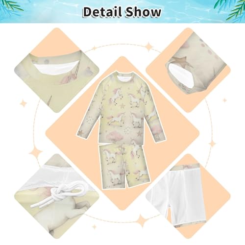 Camiseta de protección UV Pink Paradise Unicorns para cuidar la piel de tus hijos este verano 4