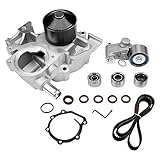 Engine Timing Belt Kit with Water Pump | Compatible with Subaru 2006-2010 Forester, 2006-2011 Impreza, 2010-2012 Legacy, 2009-2012 Outback 2.5L H4 SOHC | Replaces# TKF-006, TCK304, TCKWP304A
