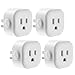 WiFi Smart Plug, Maxcio Smart Outlet Compatible with Alexa Echo, Google Home for Voice Control, Remote Control, Ifttt Enabled, Alexa Smart Plug Mini with Timing Function, No Hub Required, 10A - 4 Pack
