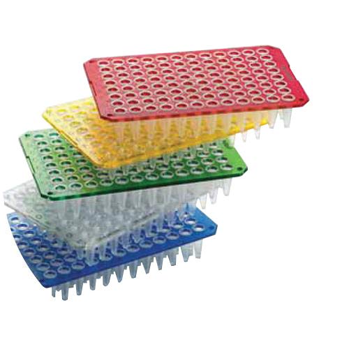 Eppendorf 0030129601 Twin. Tec 96 PCR Plate, Skirted, Colorless, Forensic DNA Grade, 150 µL (Pack of 10)