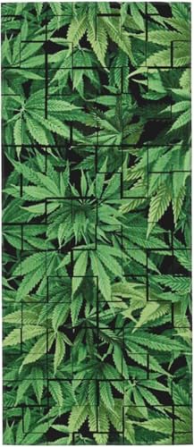 マリファナタオル フェイスタオル マイクロファイバー 瞬間吸水 抗菌 防臭 ふわふわ 肌触り 家庭/ホテル/スポーツなどに最適 赤ちゃん 30x70cm