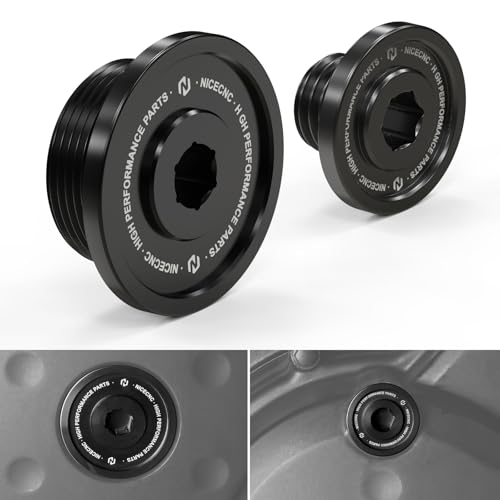 Vis couvercle moteur aluminium CNC noir pour éviter l'oxydation sur KLR650