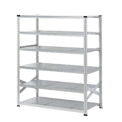 Amazon｜METALSISTEM メタルシステム6段（奥行60cm) スチールラック 