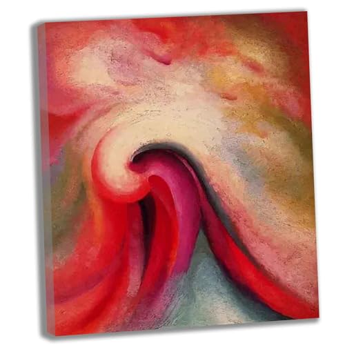 Toile d'art mural Georgia O'Keeffe : le tableau idéal pour sublimer le décor du salon