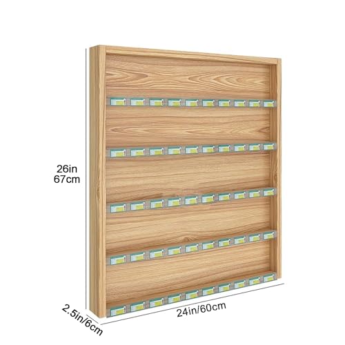 Estante rectangular con etiqueta para organizar puros y dulces 3