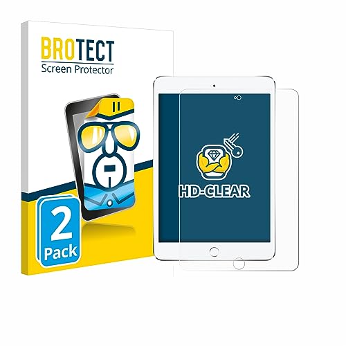 BROTECT (2 Stück Schutzfolie für Apple iPad Mini 4 2015 Bildschirmschutz Folie Made in Germany, Ultra-Klar