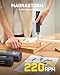 Fanttik S1 Pro Electric Screwdriver, Power Screwdriver with16 S2 Steel Bits, 3 Torque Settings, Max 6 N.m, 2000mAh Battery, LED Light & 1/4''Hex, Ideal Tool for Furniture & Gaming PC