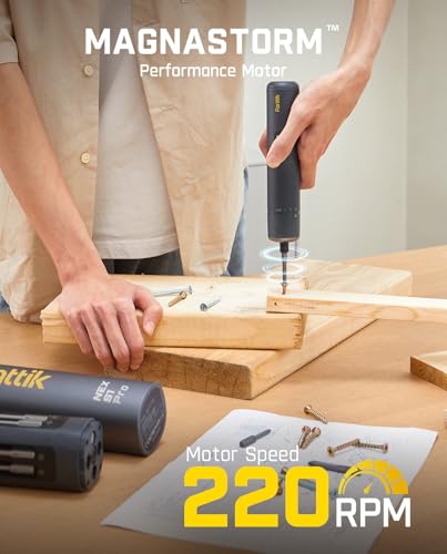 Fanttik E2 Ultra 3.7V Mini Electric Screwdriver-Red & S1 Pro 3.7V Electric Screwdriver