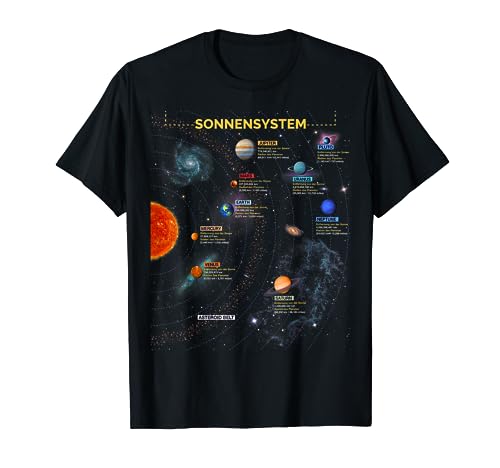 Sonnensystem T Shirt - Super Geschenk für Space Geeks T-Shirt