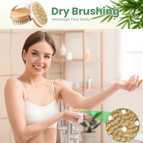 Gejoy GEJOY-BODY BRUSH-94 10 Pcs Dry Brushes For Body Dry Brushing Body Brush Exfoliating Brush thumb #5