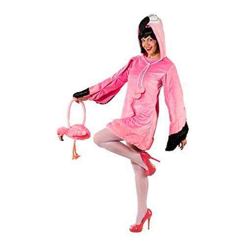 Orlob Fasching Kostüm Damen Flamingo Kleid (38/40)