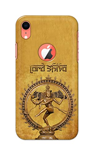 Image of PRINTFIDAA Lord Shiva As Nataraj Printed Designer Hard Case for Apple iPhone XR Logo (6.1 inch), A2105, A1984, A2107, A2108 Back Cover -(e) RPM1004