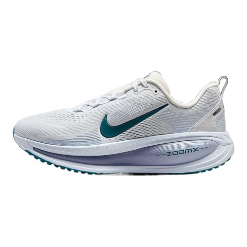 Nike Vomero 18 Women's Road Running Shoes (HM6804-103, Summit White/Blue Tint/Geode Teal)