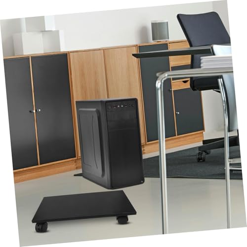 Soporte para CPU Operitacx de escritorio, multifuncional con ruedas, para torre de computadora miniatura 6