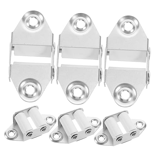 HOLIDYOYO Roller Blind Beaded Guides and Webbing Protector Set, 6pcs Aluminum Alloy Curtain Repair Accessories, Roman Shade Blind Parts for Roller Shutters Maintenance