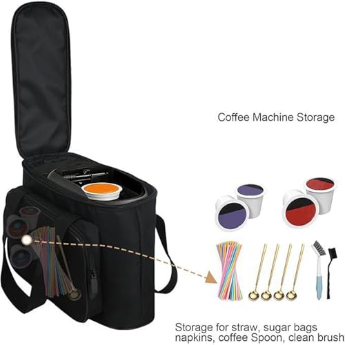 Sac de rangement pour machine à café compacte évitant les chocs en déplacement - 5