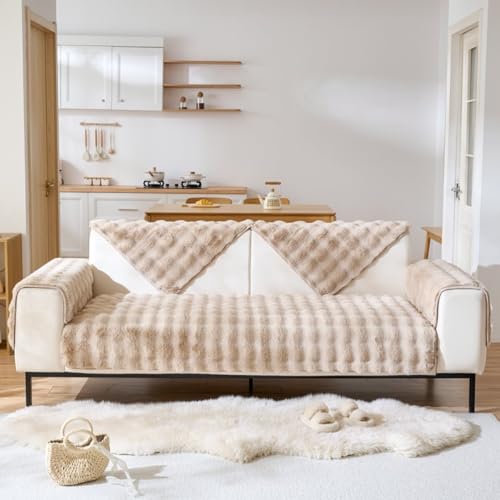 Housse de canapé universelle lavable en peluche douce de qualité