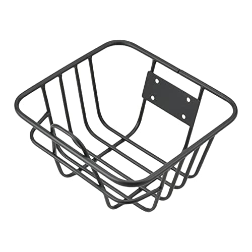 rockible Front Bicycle Basket, Bike Basket Panniers Carrying, Bike Cargo Rack Cycling Accessories for Mountain Bikes Electric Bike, 24.5cmx22.5cm