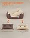 FEANDREA Hundebett, Waschbares Hundesofa, 60 x 50 x 20 cm