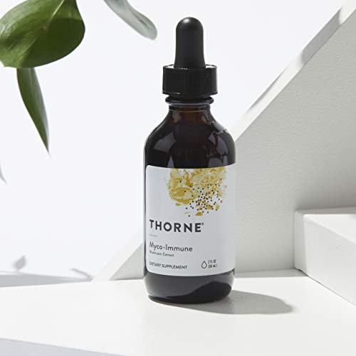 Thorne Myco-Immune - Supports Immune Function With Mushroom Extracts - Dairy-Free Supplement With Vitamins C & D - 2 Fl Oz - 30 Servings #TOP2