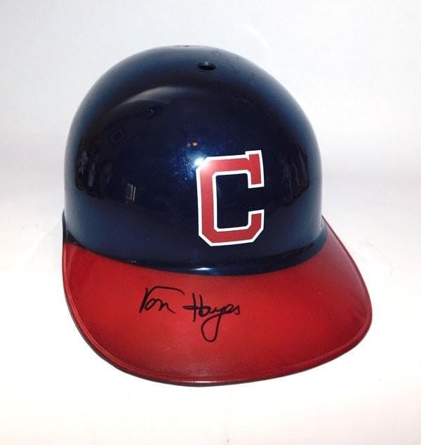 1969 Sports Product Corp.Souvenir Batting Helmet with 1981-82 Von Hayes AUTO - Autographed MLB Helmets