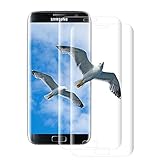[2 Unidades] Protector de Pantalla para Samsung Galaxy S7 Edge, Cristal Templado, Dureza 9H, Antiarañazos/Burbujas, Protector de Pantalla para Samsung S7 Edge – Transparente