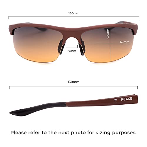 Non-Polarized Golf Sunglasses CY6 for Men & Women - Dual-Zone Lens Technology3