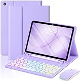 Rétroéclairage arc-en-ciel, clavier multifonction : convient pour tablette Samsung A9+ RVB rétroéclairé, 7 couleurs de rétroéclairage réglables, le mode de rétroéclairage de la lumière peut être automatiquement commuté. Le clavier rétroéclairé peut être utilisé dans l'obscurité, offrant une expérience de frappe confortable. Les touches de raccourci riches vous permettent d'utiliser la tablette Samsung A9+ plus efficacement et confortablement, comme l'édition de documents, la navigation dans les applications, la création de présentations.