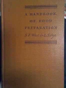 Hardcover A Handbook of Food Preparation Book
