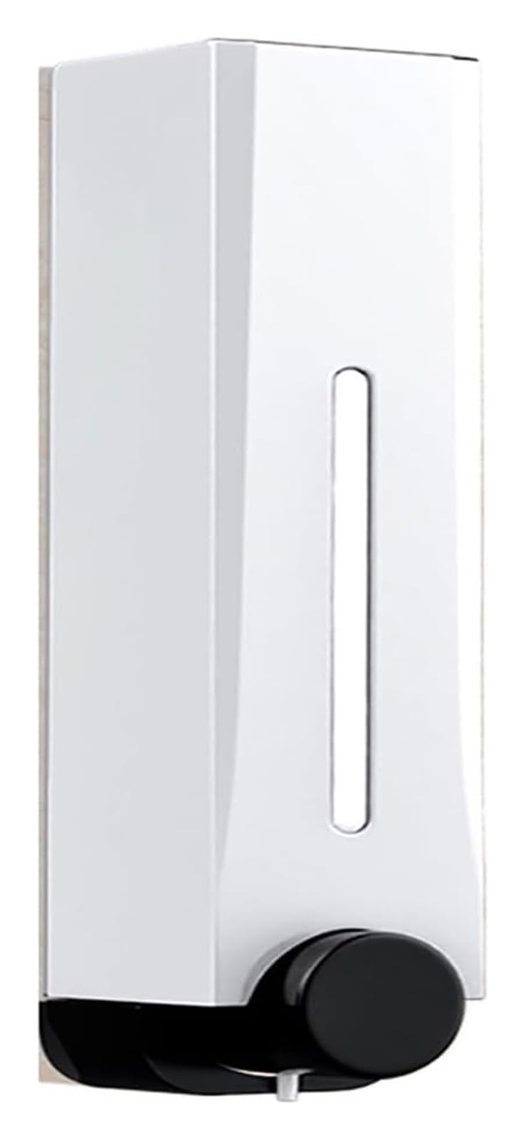 Soap Dispenser, Wall Mounted Soap Dispenser 500ML Multicolor Manual Press(White)