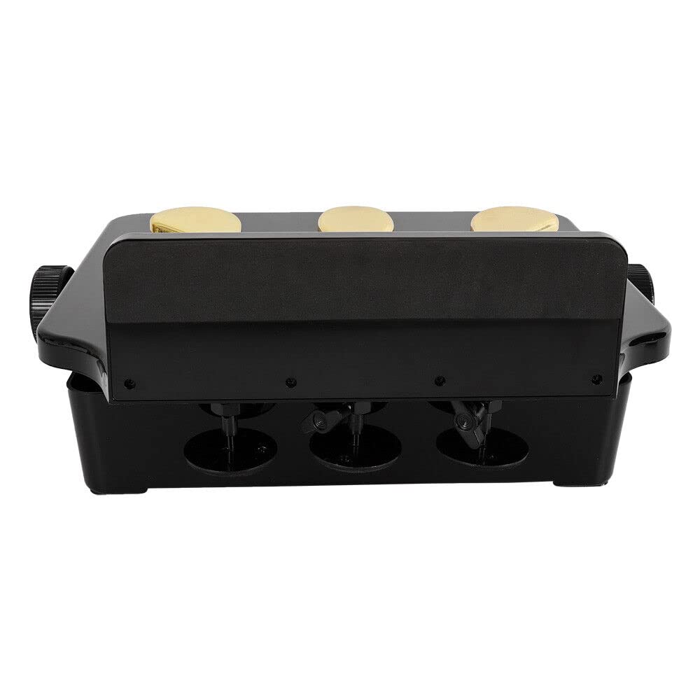 Banco de piano de pedales de piano para niños Extensión ajustable con 3 pedales Accesorios para piano eléctrico niños Negro