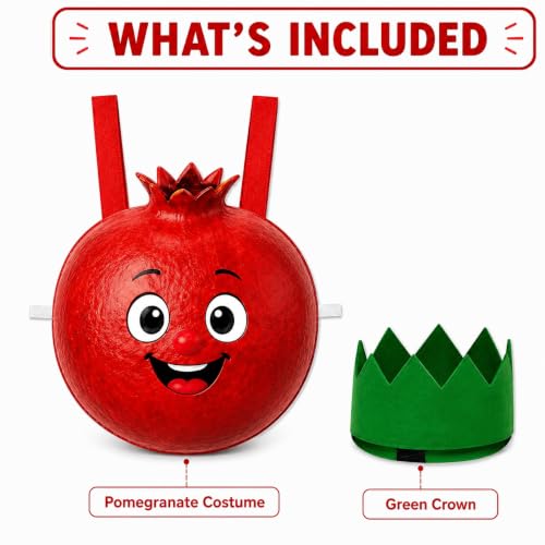 Image of Raj Costume Kids Fruit & Vegetable Fancy Dress Costume | Soft Felt Fruit and Vegetable Cutout Costume for Boys & Girls | School Annual Function