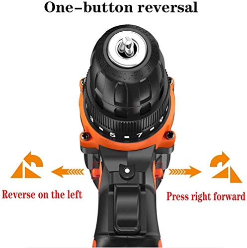 Spacmirrors Akkuschrauber Akku-Schlagbohrmaschine 12V Professionelles Akku-Bohrschrauber-Set mit 1 Akku, LED-Licht, Drehmoment 30Nm – Bild 4