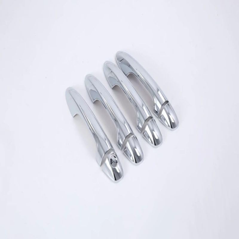 Car Exterior Door Handles for HILUX REVO Rocco, Door Handle Cover Protector Anti-Scratch Outside Door Handle,A/Electroplating