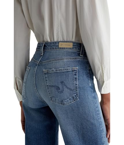 AG Adriano Goldschmied Women's Saige Mid Rise Wide Leg4