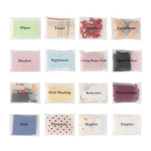 Tarrapu 22pcs Maternity Bag Organiser Set | Hospital Bag Essentials for Mum & Baby | Baby Newborn Essentials | Pregnancy & Postnatal Must Haves | Maternity Bags for Hospital