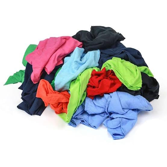 Cotton Cleaning Rags, Multicoloured Baniyan Waste, Industrial Cleaning Cloths-image-10