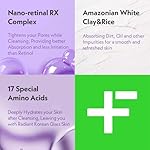 Nosca9 Deep Pore Cleansing Foam for Sensitive Skin | Korean Skincare Face Wash with 17 Amino Acids, White Clay & Patented Pore-Shrinking Ingredient | Deep Cleansing & Moisturizing (5.07 fl. oz) - Image 3