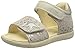 Geox B Sandal Alul Girl, Bébé Fille, Blanc/Argent, 21 EU