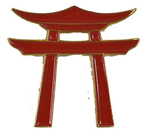 RED TORI PIN OR HAT PIN - Size 1