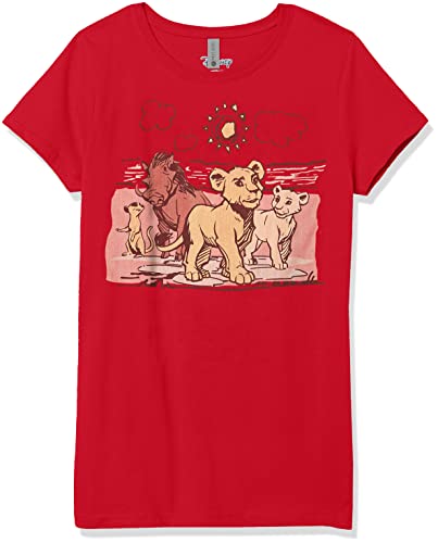 T-shirt Roi Lion fille Disney Hakuna pour le parc et l'école