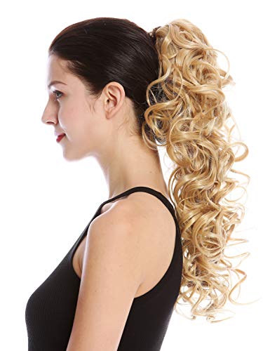 WIG ME UP - MKB-6A-V-24B Ponytail Hairpiece Extensions optional Combs & Clamp long voluminous curled curls gold blond 17inch - Image 3