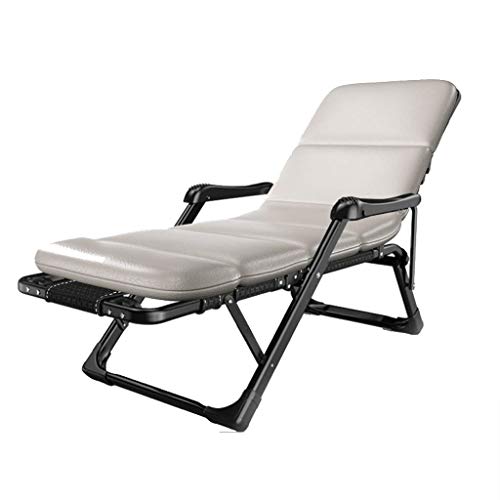 DRFGNF Tumbona Plegable para Oficina y Ocio, reclinable para jardín, Ajustable a 180 Grados, con Masaje de Manos y acupresión para pies (Color: E) (B)