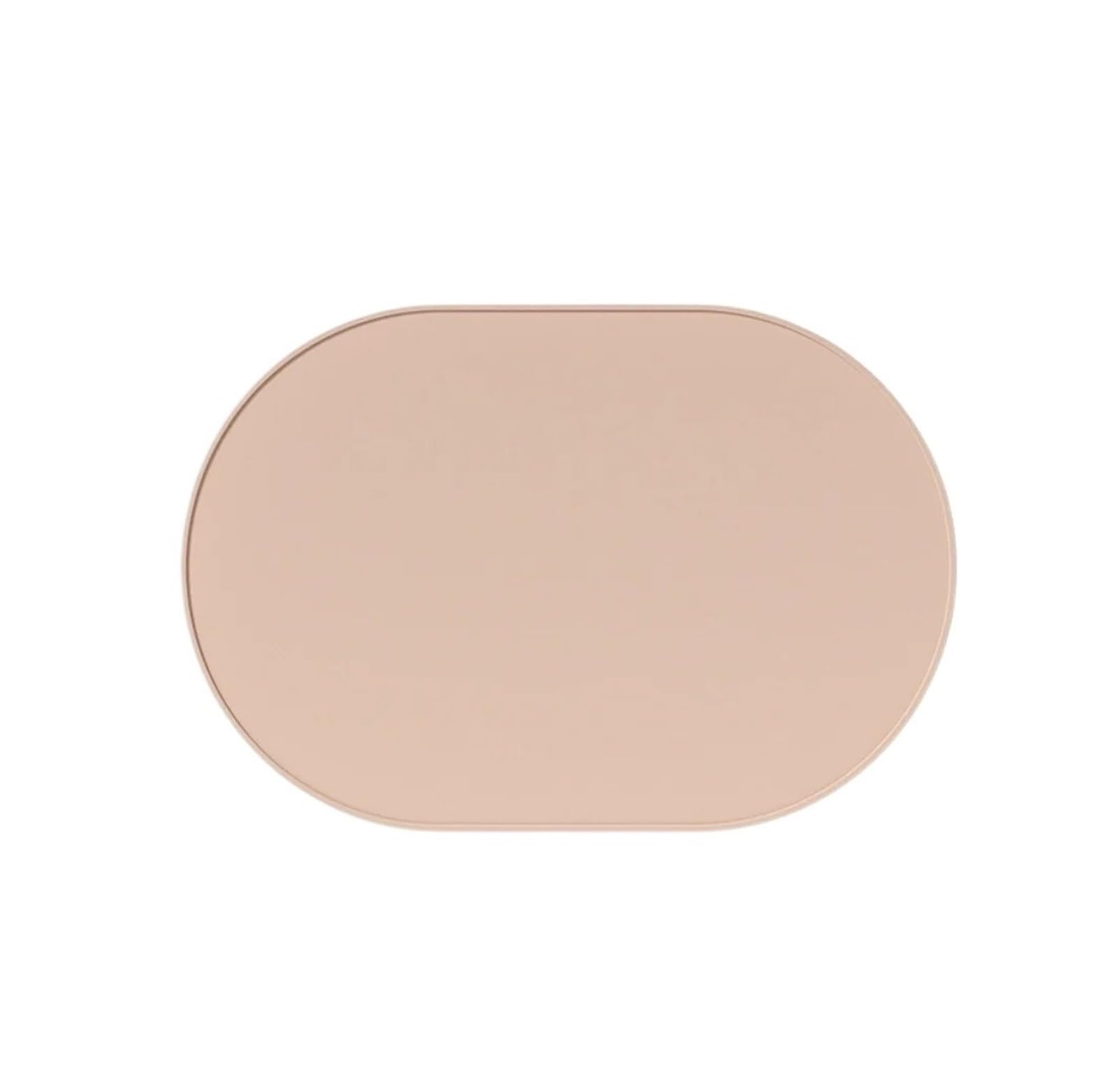 JZQKXMVNCLH Silicone placemats, reusable portable, waterproof, and easy-to-clean(Brown 1PC)